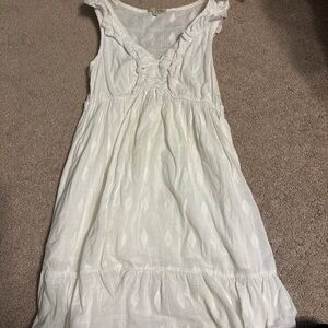 BeBop White Midi Dress